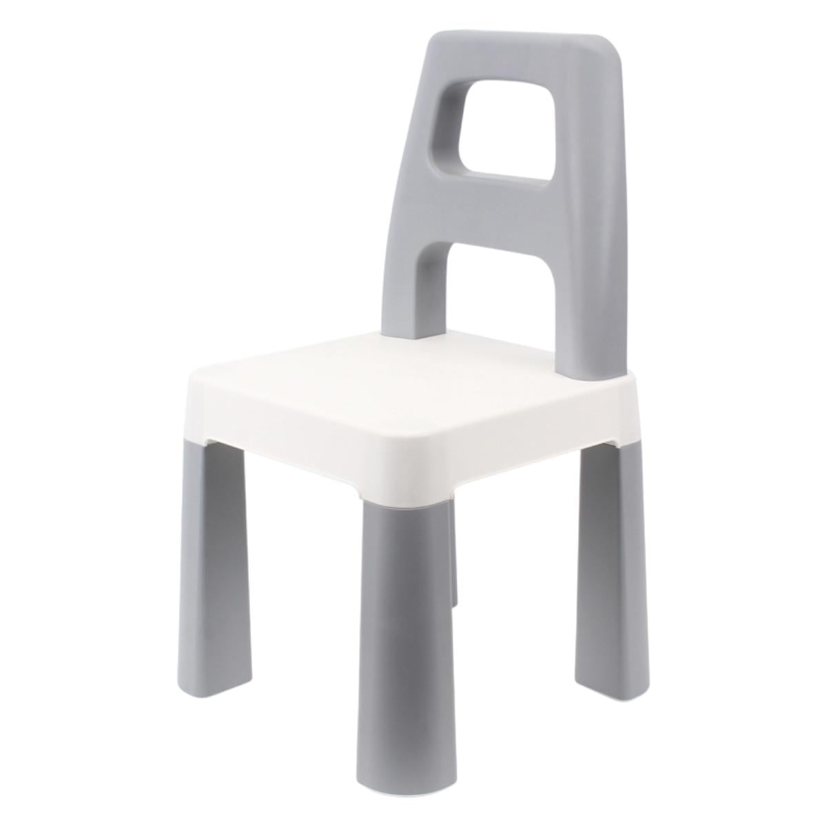 Детский стул пластиковый Technok Toys 32х32х55 см Серый (0198)