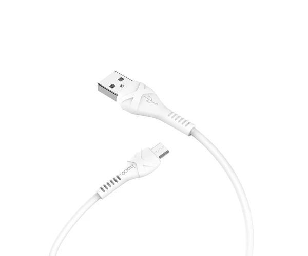 Кабель дата Hoco X37 Cool power Micro USB 3А 1 м White - фото 3 Кабель дата Hoco X37 Cool power Micro USB 3А 1 м White - фото 3