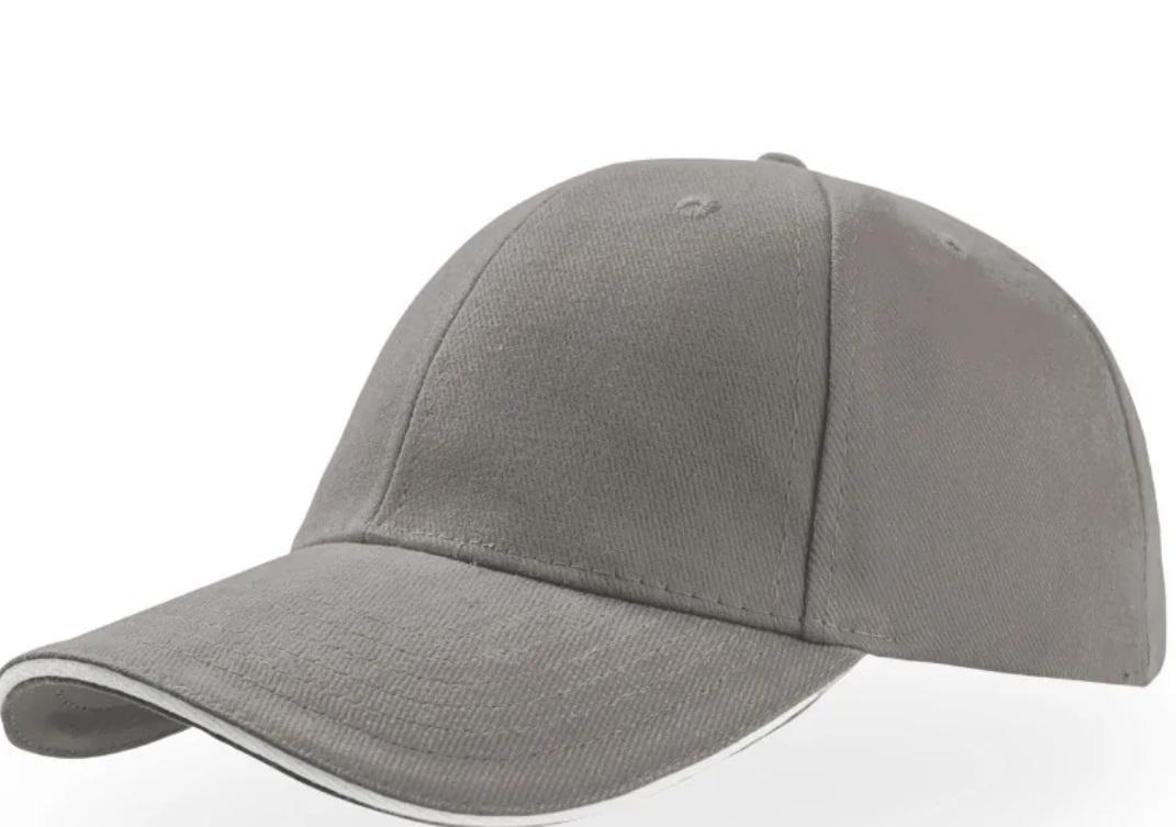 Кепка Atlantis Liberty Sandwich 6-ти панельна Світло-сірий з білим (LISAGR) - фото 1 Кепка Atlantis Liberty Sandwich 6-ти панельна Світло-сірий з білим (LISAGR) - фото 1
