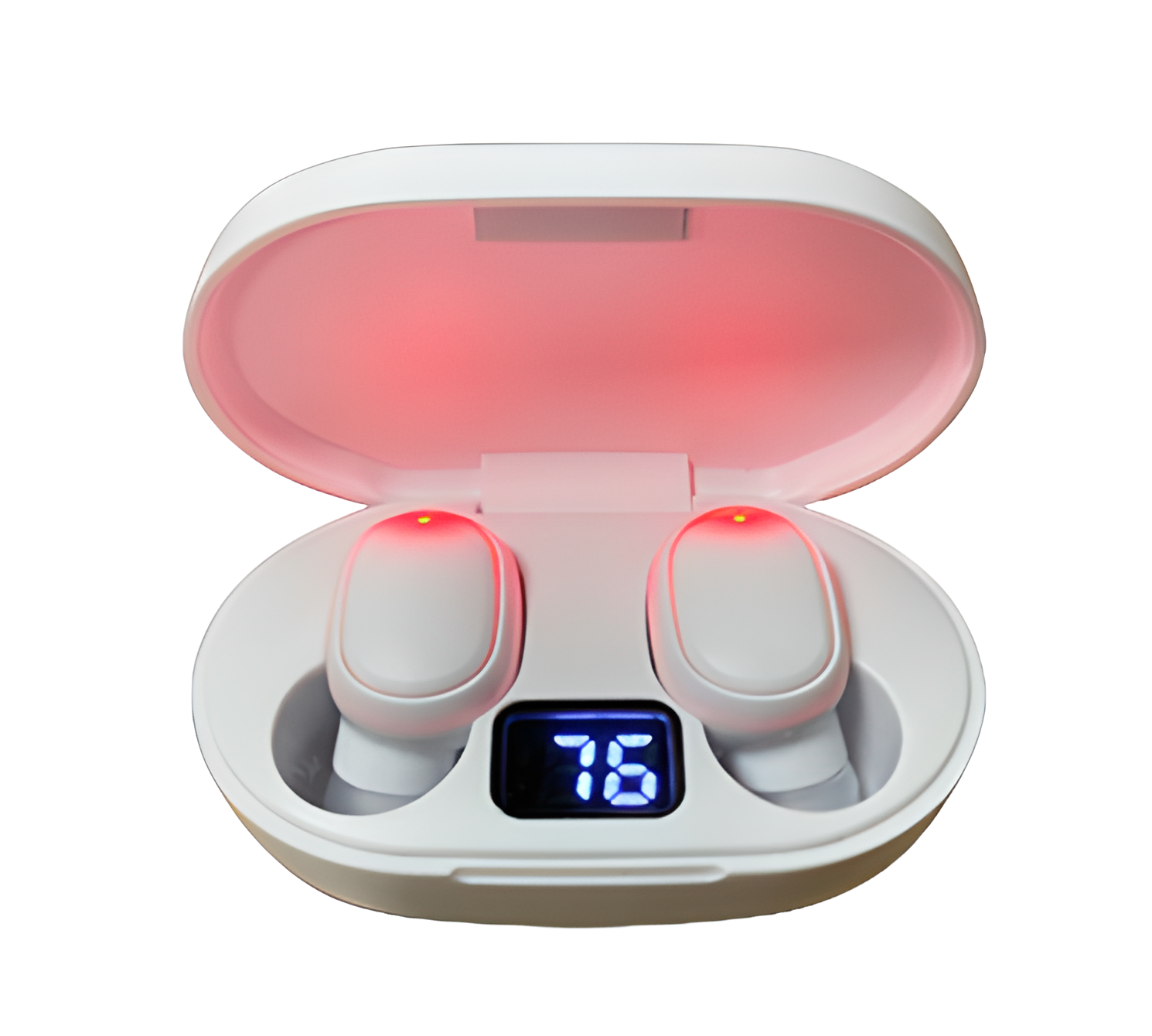 Навушники бездротові Bluetooth 5.0 з LED екраном White (1839)