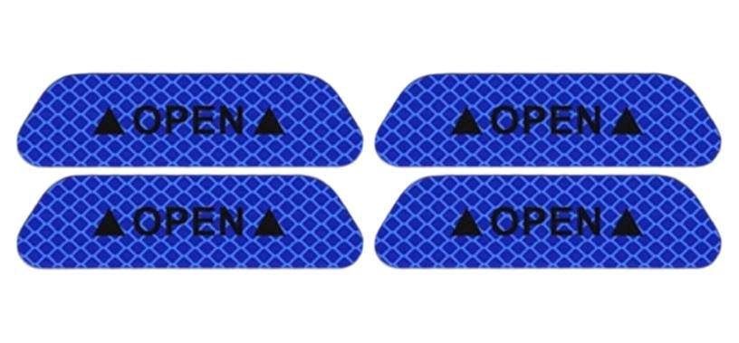 Наклейки световозвращающие на двери 4 шт. Синий (1823454111)