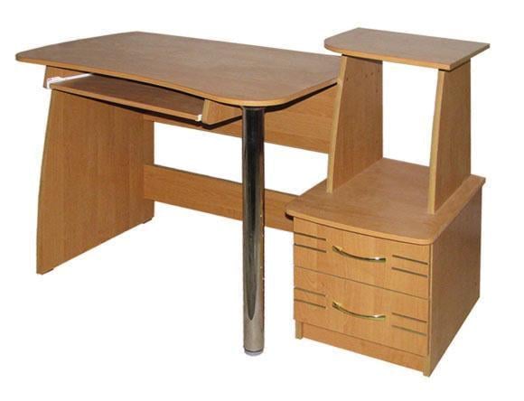 Стол компьютерный МАКСИ-МЕбель Инстал плюс Молдиг Ольха (12553) Стол компьютерный МАКСИ-МЕбель Инстал плюс Молдиг Ольха (12553)