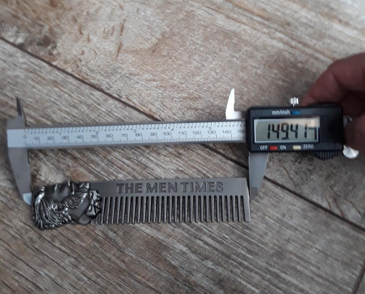 Гребінець-гребінь металевий для чоловіків Barber THE MEN TIMES (1533699199) - фото 8 Гребінець-гребінь металевий для чоловіків Barber THE MEN TIMES (1533699199) - фото 8