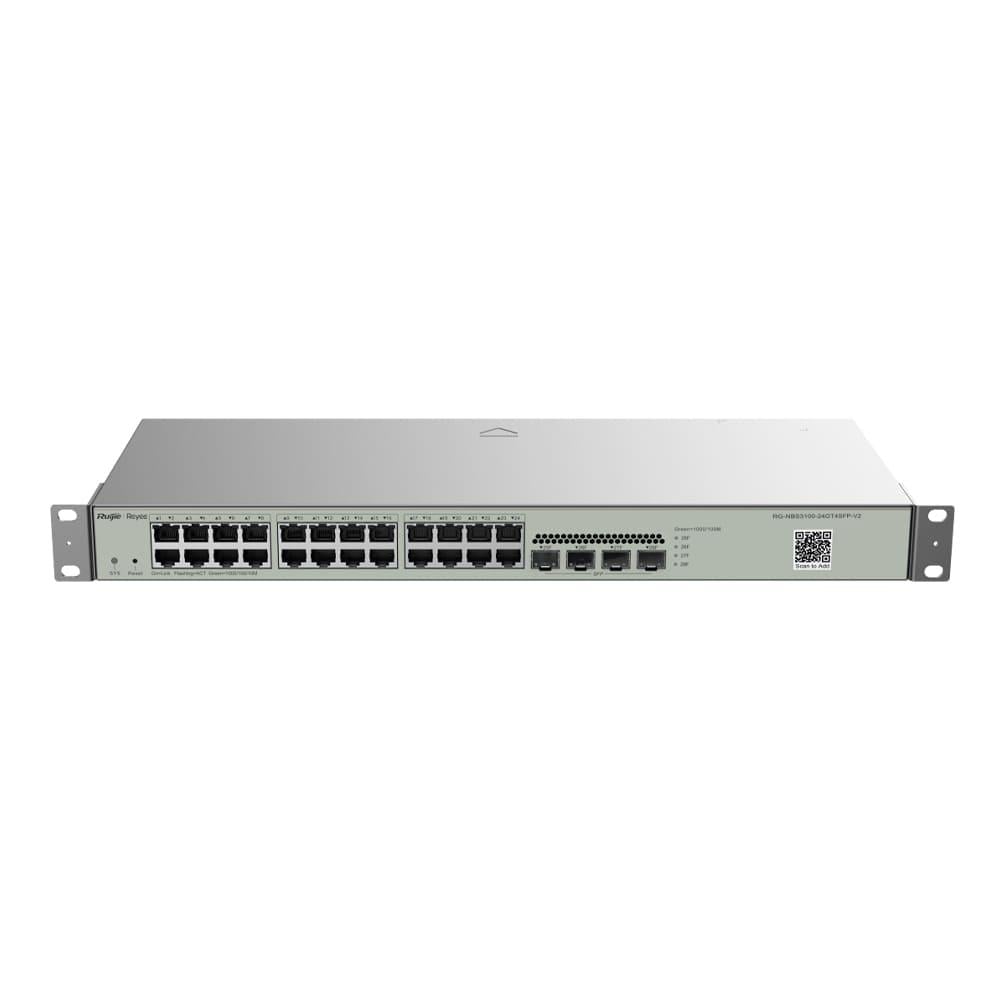 Коммутатор Ruijie 24-портовый RG-NBS3100-24GT4SFP-V2