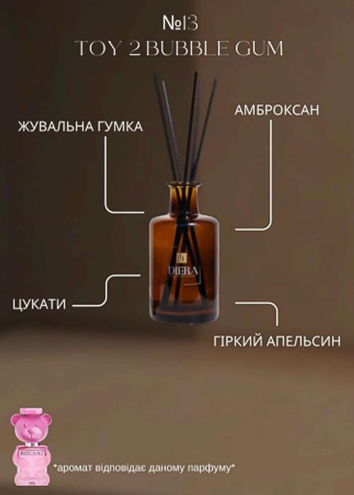 Аромадиффузор парфюмированный Diera perfume home №13 TOY 2 BUBBLE GUM (TA0108) - фото 2 Аромадиффузор парфюмированный Diera perfume home №13 TOY 2 BUBBLE GUM (TA0108) - фото 2