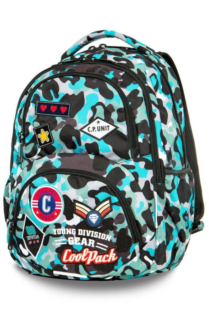 Рюкзак шкільний Coolpack Dart II CAMO BLUE 27 л 46х34х17 см