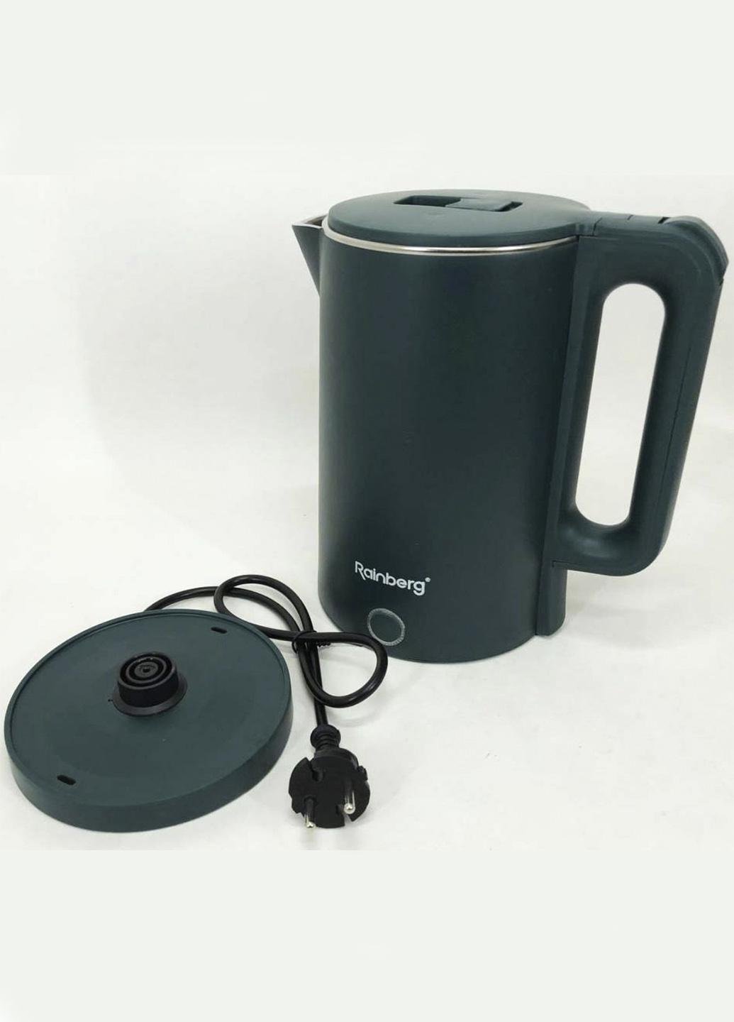 Чайник електричний Rainberg RB-2245 з захистом від перегрівання 2000 Вт Зелений (511112) Чайник електричний Rainberg RB-2245 з захистом від перегрівання 2000 Вт Зелений (511112)