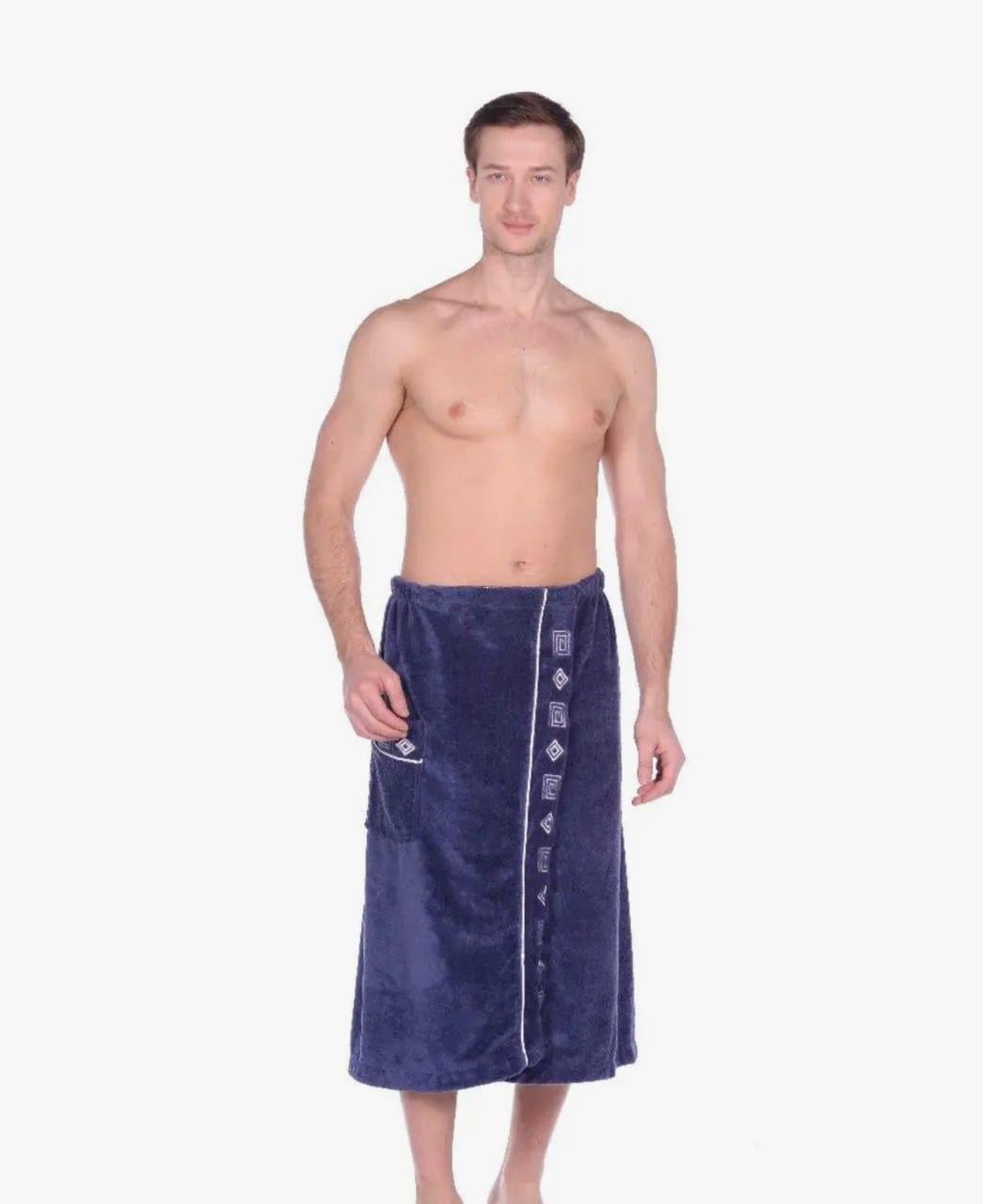 Набор для бани мужской 85х150 см (П4К-novo-m-sauna-028).