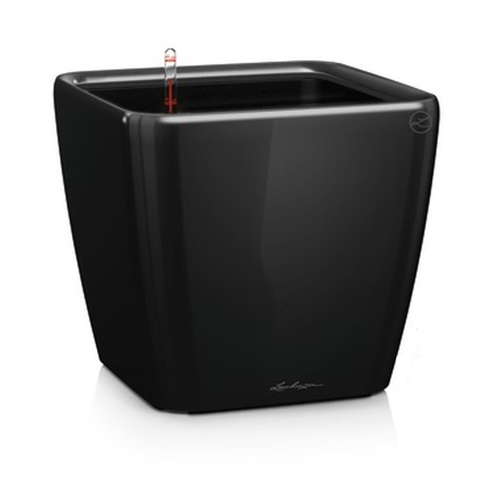 Умный горшок Lechuza Quadro Premium LS 43 квадратный 32 л 43x39 см Черный