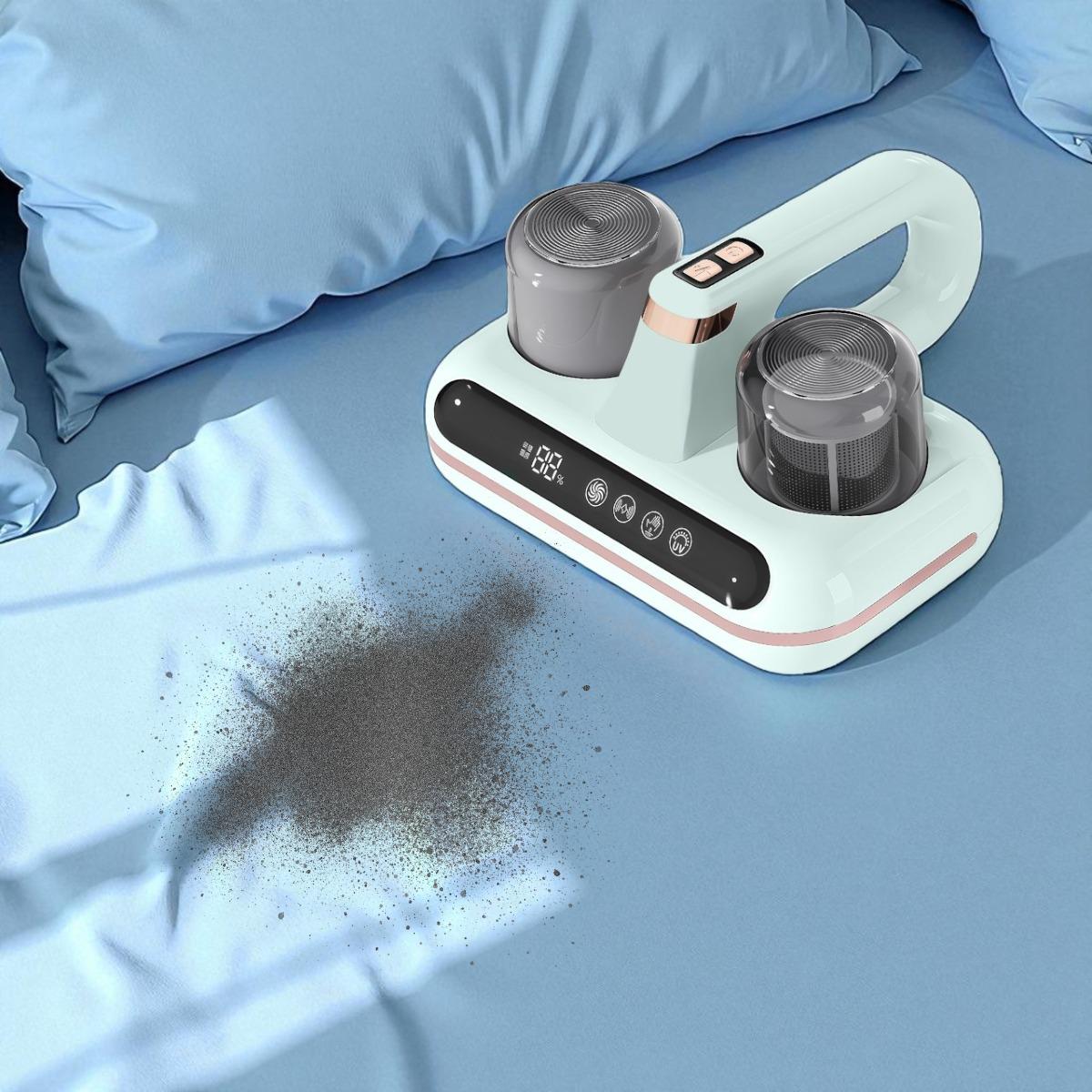 Пилосос ручний для матраців та килимів вакуумний/аккумуляторний Бірюзовий (VEN-1176G) - фото 2 Пилосос ручний для матраців та килимів вакуумний/аккумуляторний Бірюзовий (VEN-1176G) - фото 2