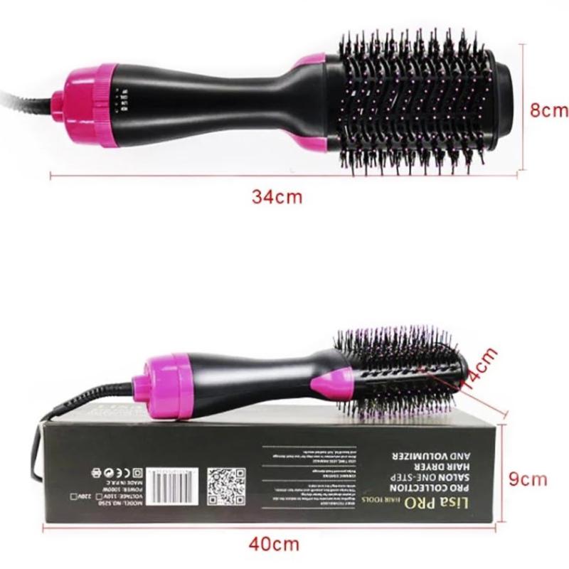 Фен щетка для укладки волос One Step Hair Dryer and Styler керамическая 3в1 - фото 10