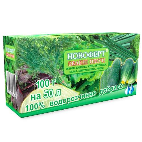 Удобрение Florium Новоферт Зеленые овощи 100 г (18400)
