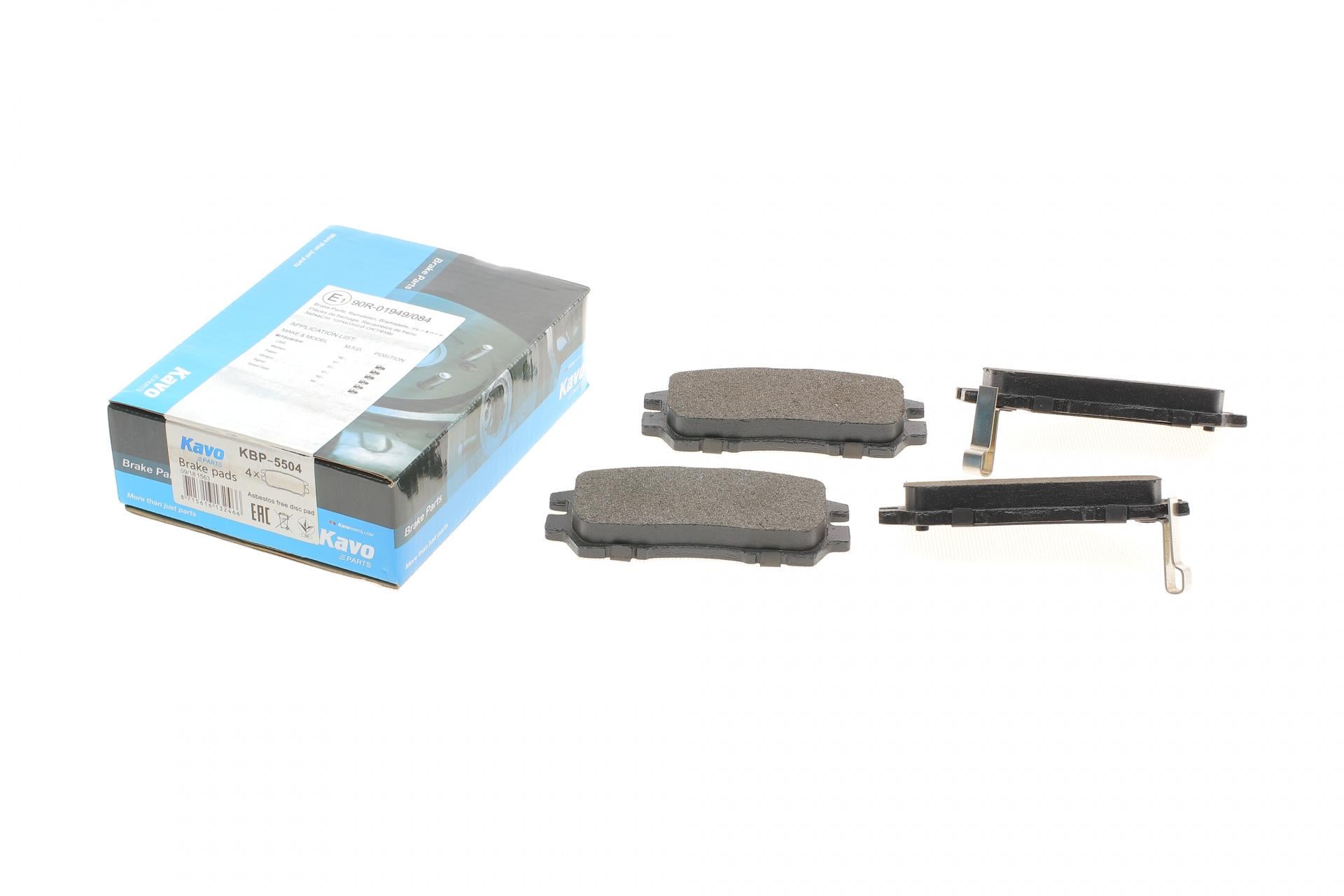 Колодки тормозные задние KAVO PARTS для Mitsubishi Pajero 90-01/L400 94-05 (KBP-5504)