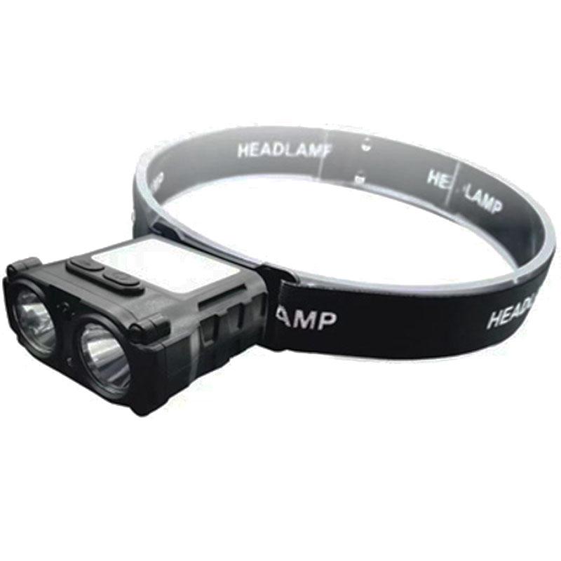 Ліхтар налобний Bailong SH-T808-2XPE-20SMD датчик руху White/Red (tf5366) - фото 2