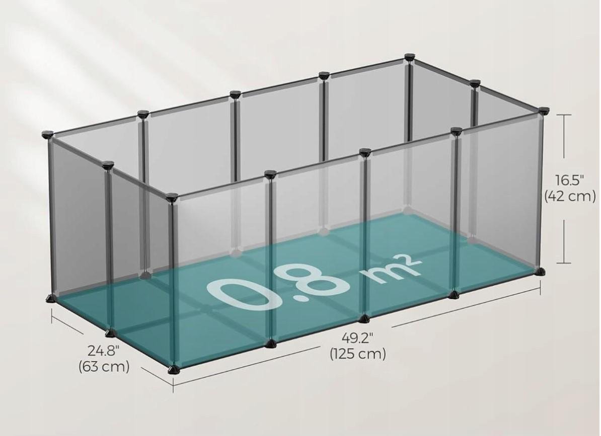 Вольєр для вигулу дрібних тварин 12x63x42 см - фото 9