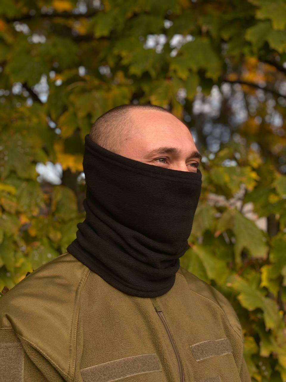 Баф флісовий Чорний