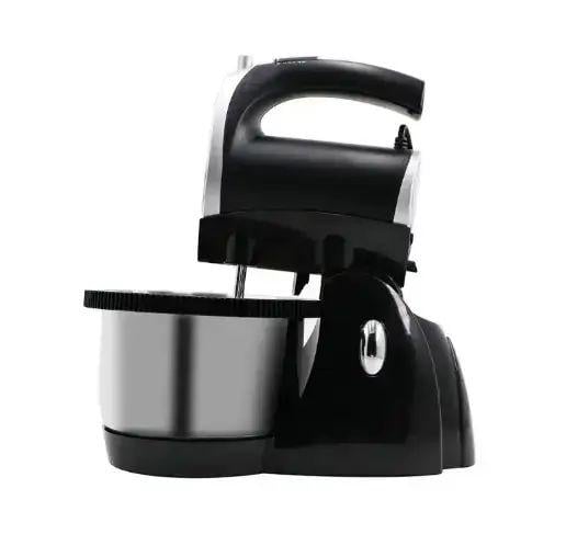 Міксер ручний RAF R.6662 з підставкою та металевою чашею 2 л 1000 Вт Чорний (opt-103241)