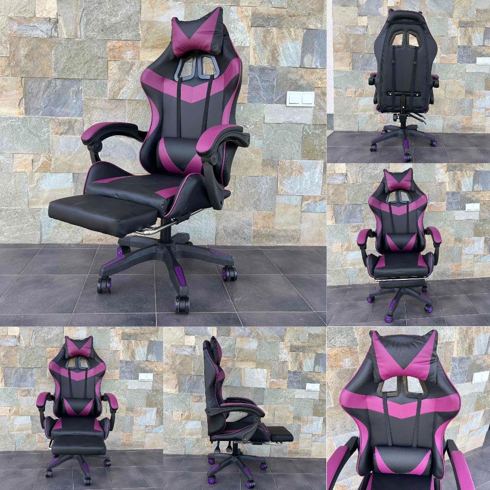 Кресло геймерское Prestige 730 Черно-фиолетовый - фото 2 Кресло геймерское Prestige 730 Черно-фиолетовый - фото 2