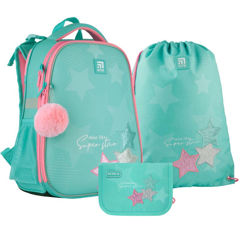 Рюкзак ортопедичний Kite Education Super star 38х29х16 см (SET_K21-531M-4)