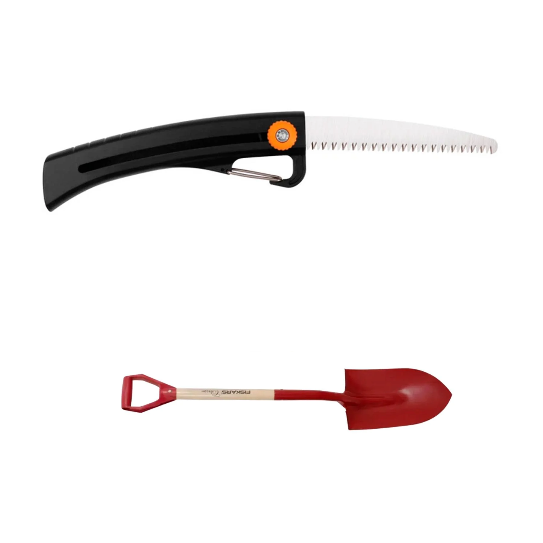 Набор Fiskars пилка садовая ручная Solid SW 16 и лопата садовая штыковая Classic FSC (1028376101477)
