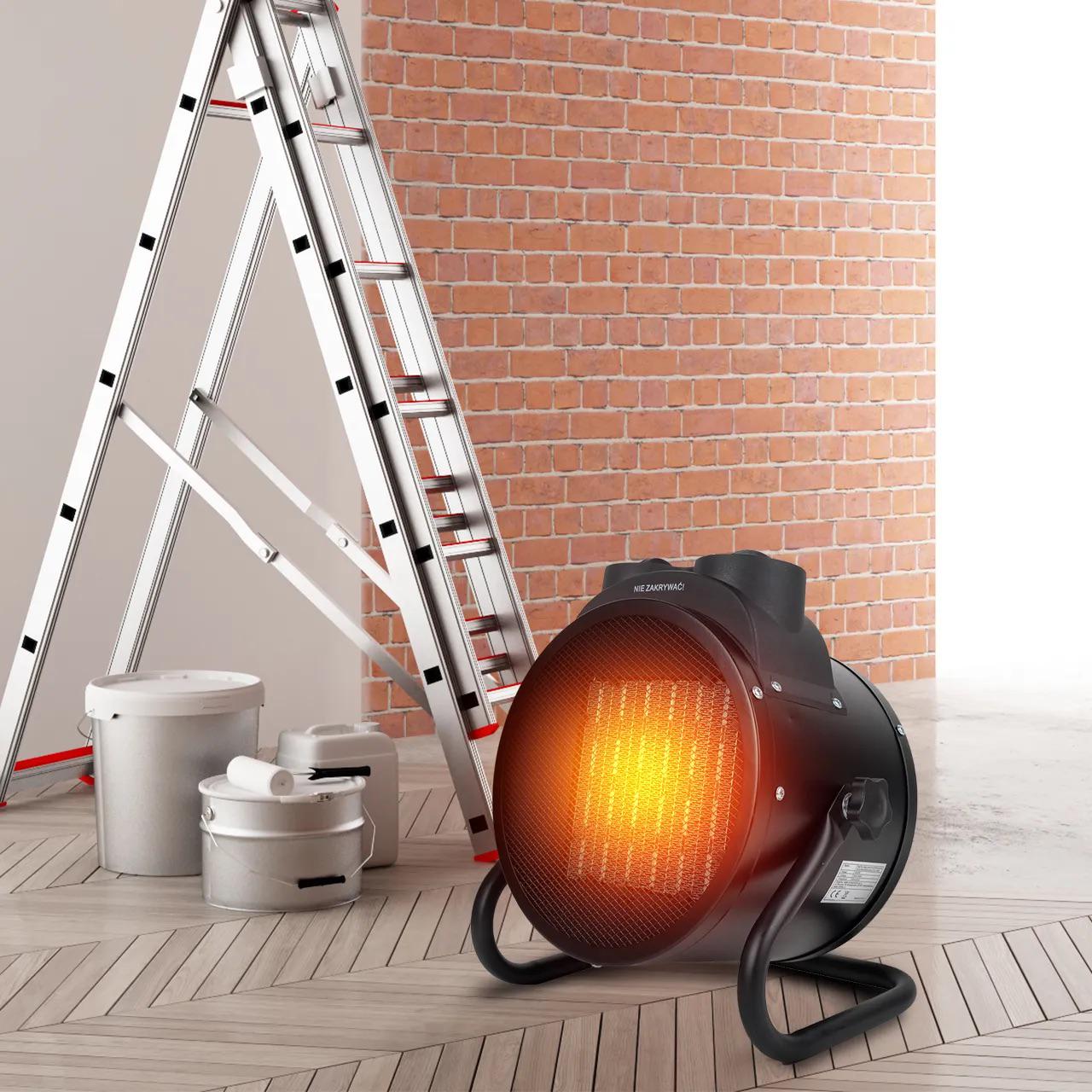 Керамічний обігрівач Maltec термостат/вентилятор 3,5 кВт 220 В до 60 м2 (INFERNO6000) - фото 4