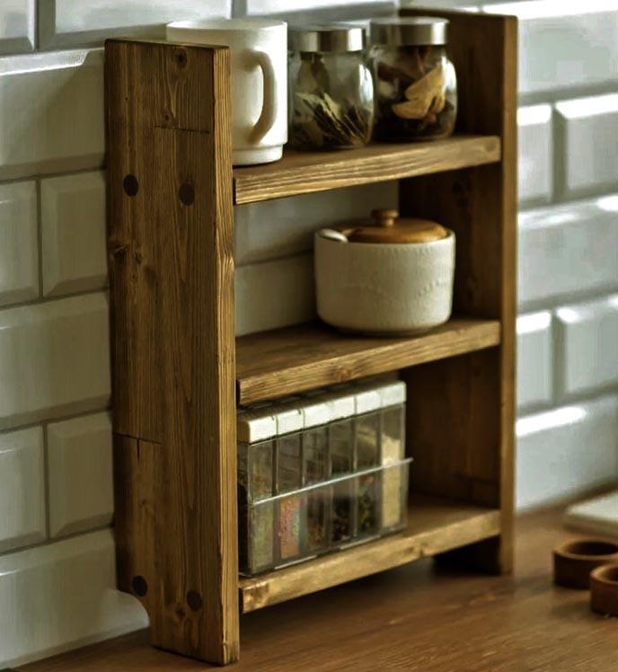 Полка для ванной настольная из дерева Дадли Мускат (ВНО-004407) Полка для ванной настольная из дерева Дадли Мускат (ВНО-004407)