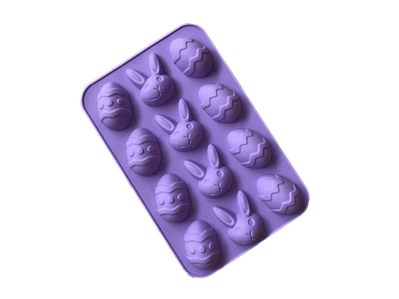 Форма силіконова для випічки зайчик 6953 21,5х12,2 см Фіолетовий (4361993) Форма силіконова для випічки зайчик 6953 21,5х12,2 см Фіолетовий (4361993)