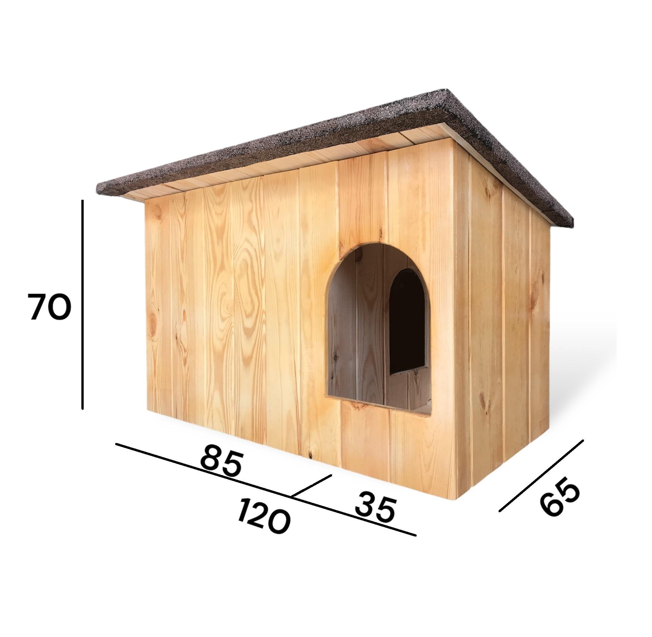 Будка для собаки Boss House Стандарт 65х120 см (30854242) - фото 3 Будка для собаки Boss House Стандарт 65х120 см (30854242) - фото 3