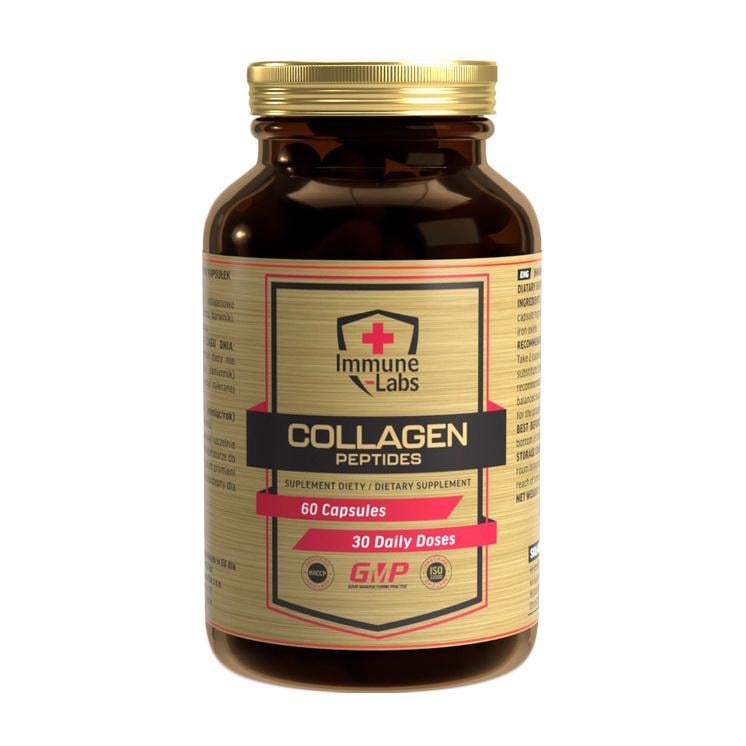 Коллаген гидролизованный Immune Labs Collagen Peptides 800 mg 60 капс.