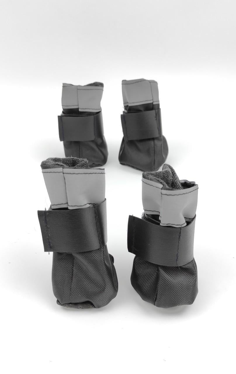 Обувь для собак DogClub Мешочки с утеплителем и липучкой р. 6" Black (38137551)