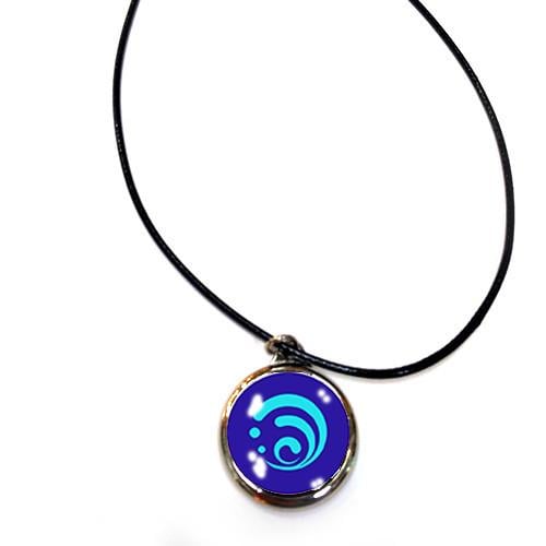 Кулон подвеска на шею Геншин импакт Гидро Вода Genshin Impact (ku_009)