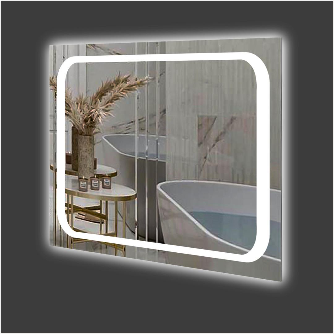 Зеркало Экватор ML-44 прямоугольное с 3D подсветкой 80x100 см (24549032)