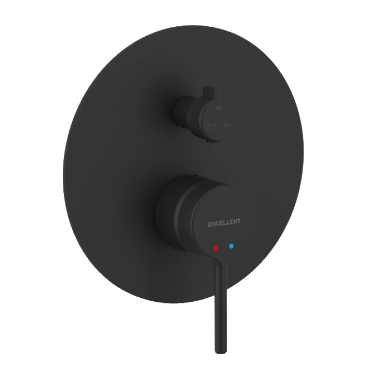 Смеситель для душа Excellent PI однорычажный Черный матовый (AREX.1245BL)