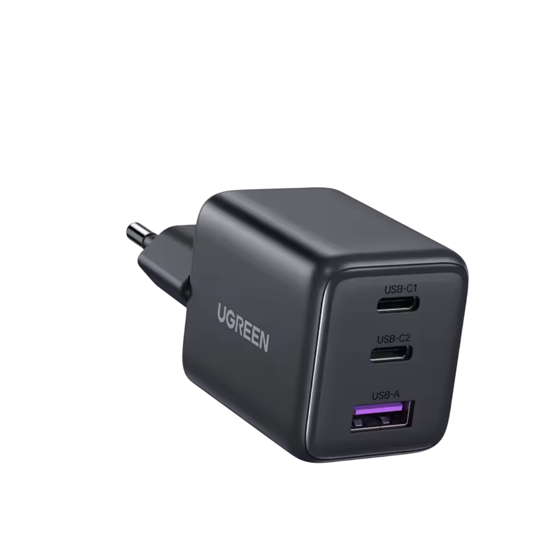 Зарядний пристрій UGREEN 30W Fast Charger 2хUSB-C+USB-A (26818564)