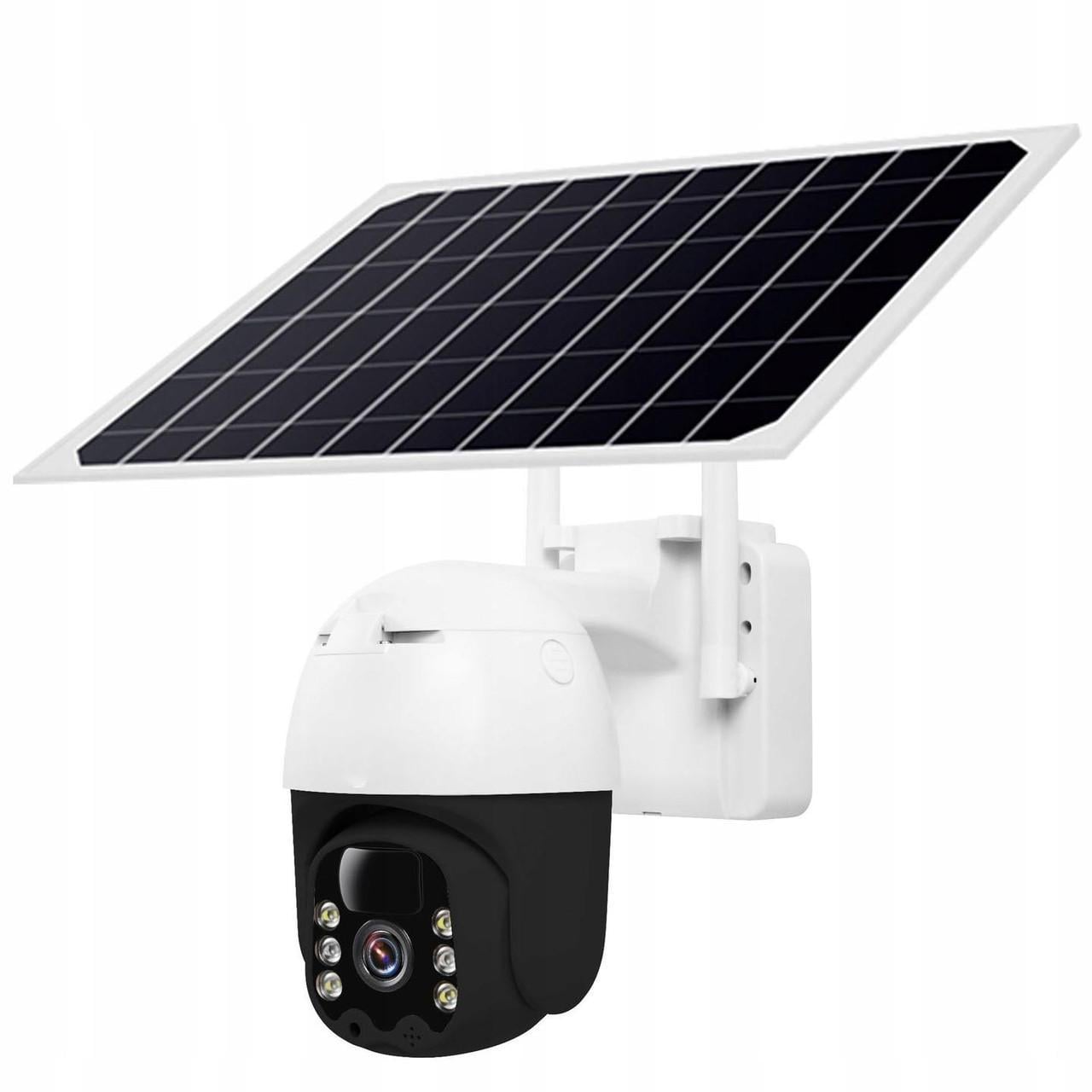 Камера видеонаблюдения аккумуляторная с солнечной панелью tp8 v380 pro solar 4Gi with battery White (607845)
