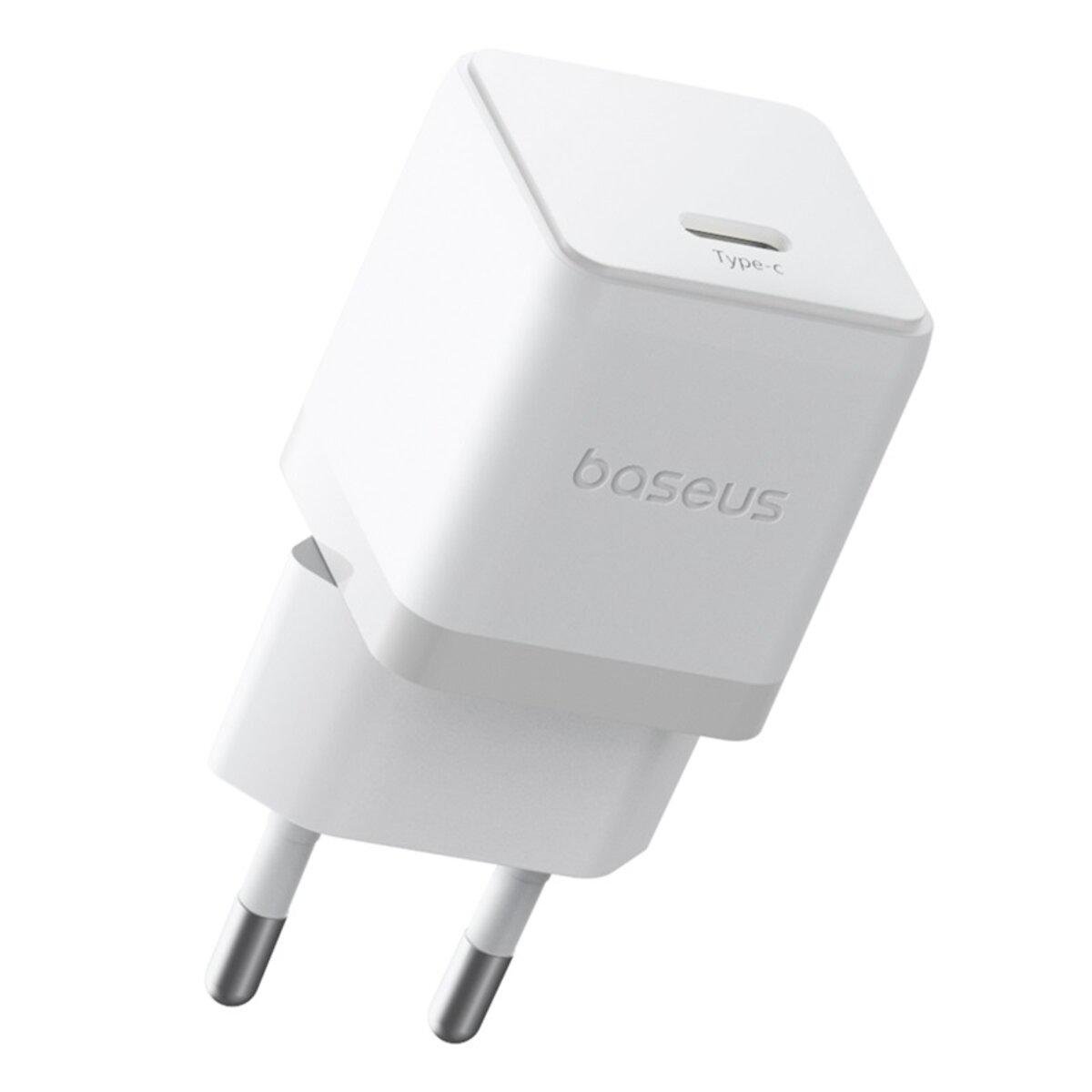 Зарядное устройство Baseus Palm Fast Charger 1xType-C 20W EU 5V 3A White (P10111602213-00)
