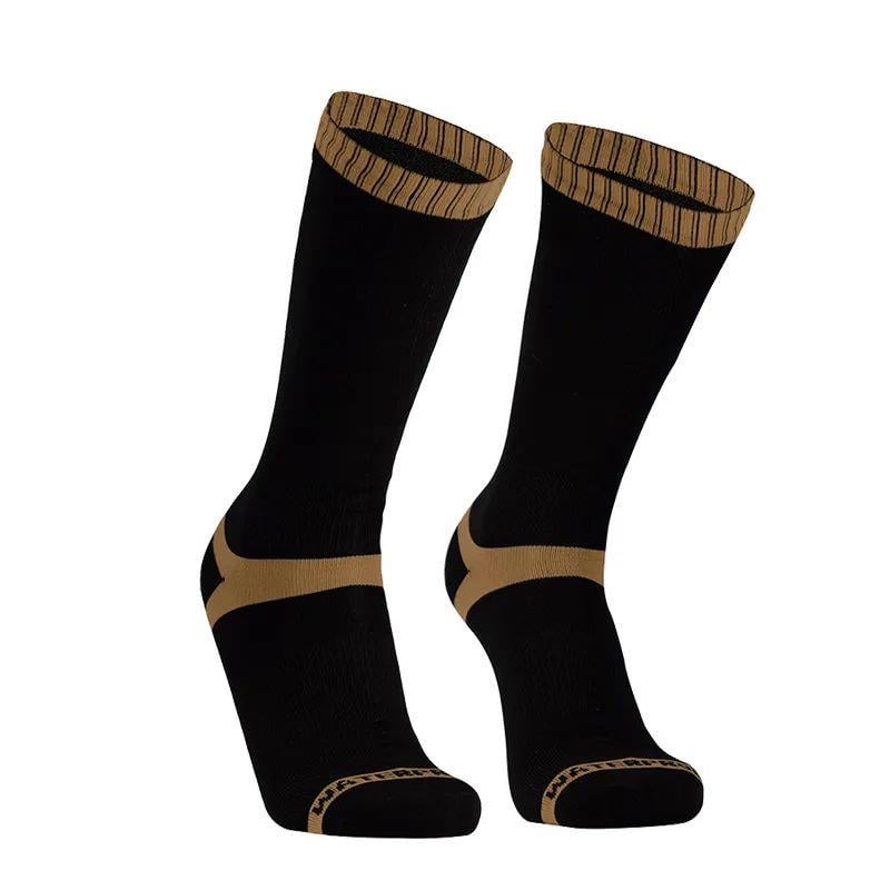 Шкарпетки Dexshell Hytherm Pro Socks водонепроникні L Чорний з коричневою смугою (63044) - фото 1