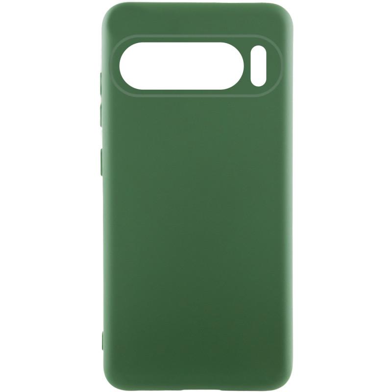 Противоударный чехол Silicone Cover Lakshmi (AA) для Google Pixel 9 Pro XL Зеленый / Dark green