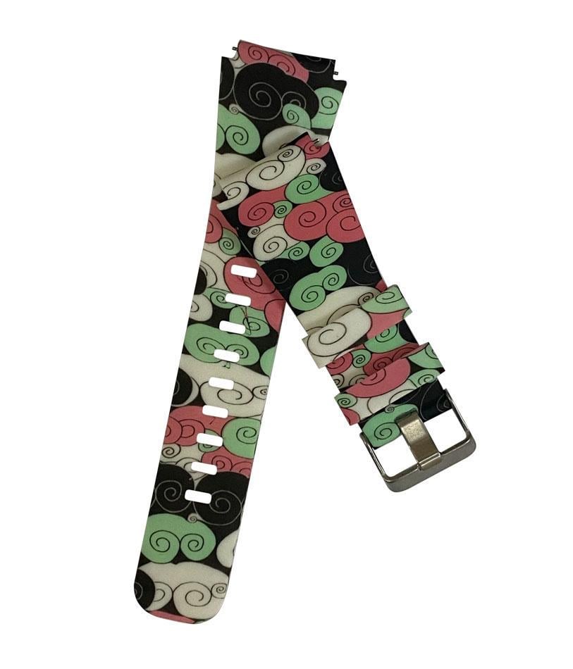 Силиконовый спортивный ремешок Primolux для часов Huawei Watch GT 2/GT Active 46 мм Color Pattern (1237767519)