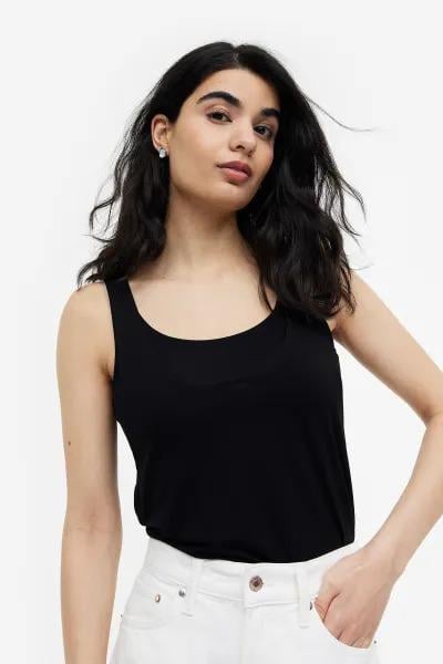 Топ женский для мам H&M XS Черный (1116403П)