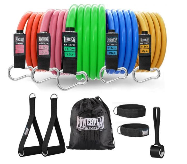 Набор трубчатых эспандеров PowerPlay PP-4102 Expander Set 5 шт. до 35 кг (PP-4102_5set)