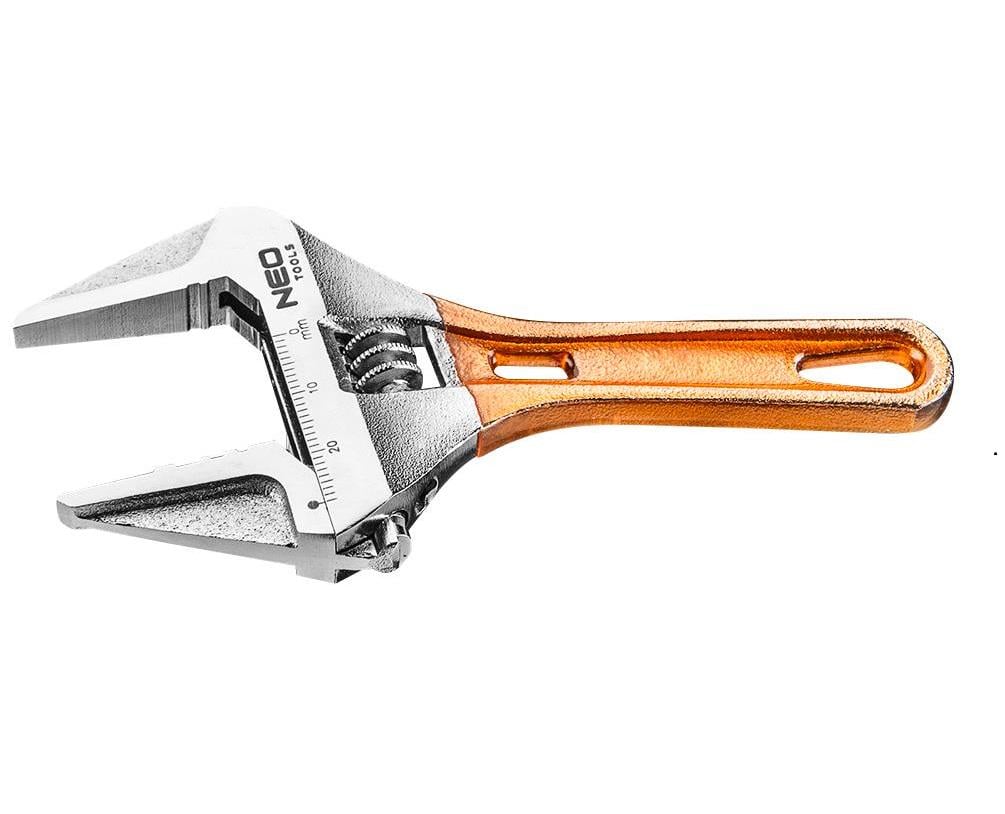 Ключ разводной Neo Tools 03-020 139 мм кованый CrV с диапазоном 0-32 мм