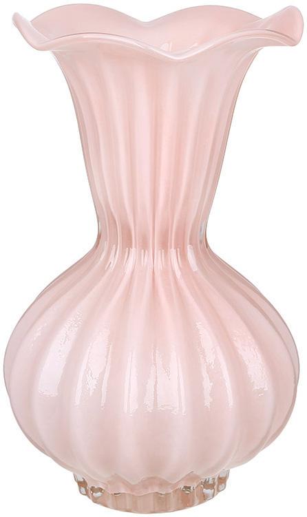 Ваза стеклянная Monika для цветов 16х28 см Нежно-розовый Ваза стеклянная Monika для цветов 16х28 см Нежно-розовый