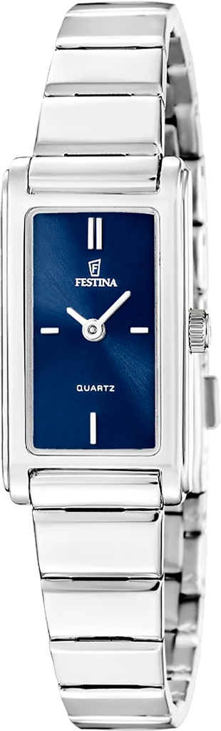Наручний годинник жіночий Festina F20767/5 Mademoiselle з сталевим корпусом WR 30 м та синім циферблатом