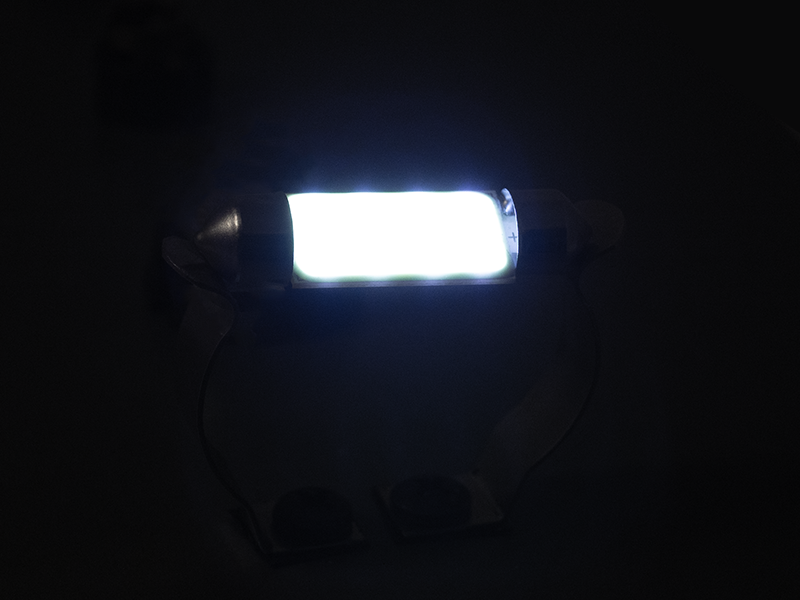 Автомобильная лампа светодиодная LEDUA S85 39 мм COB 24V Белый (1806) - фото 2