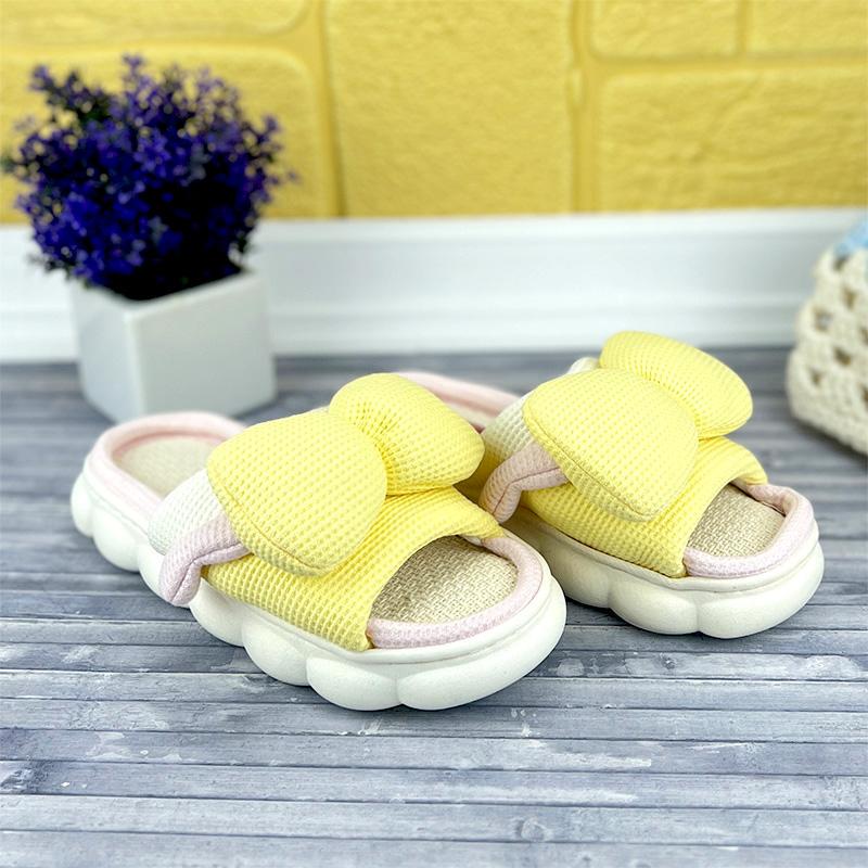 Домашні тапочки жіночі SANLINE Е-005658-2 з бантом 22,5-23 см p. 36 Жовтий (66315289) - фото 3 Домашні тапочки жіночі SANLINE Е-005658-2 з бантом 22,5-23 см p. 36 Жовтий (66315289) - фото 3