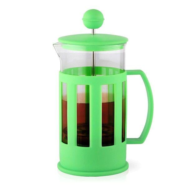 Заварювальний чайник з поршнем Fissman Mokka 350 мл Зелений (FP-9003.350)