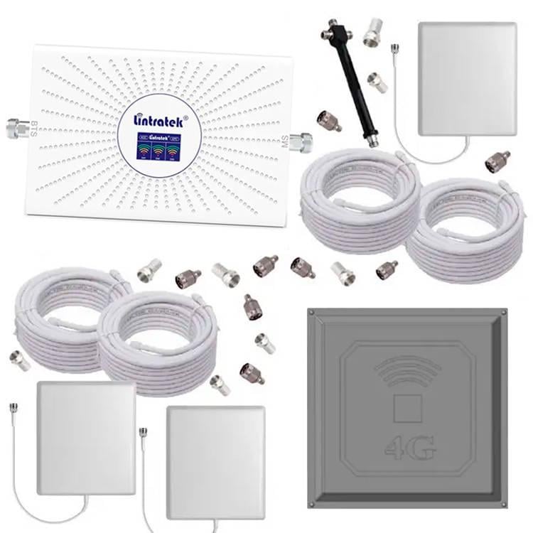 Усилитель мобильной связи Lintratek AA23F-GDW и 4 антенны 112 (112)