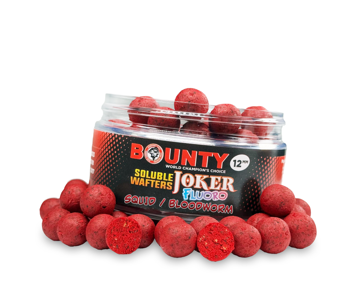 Вафтерс растворимый Bounty Fluoro Joker Squid/Bloodworm 10 мм
