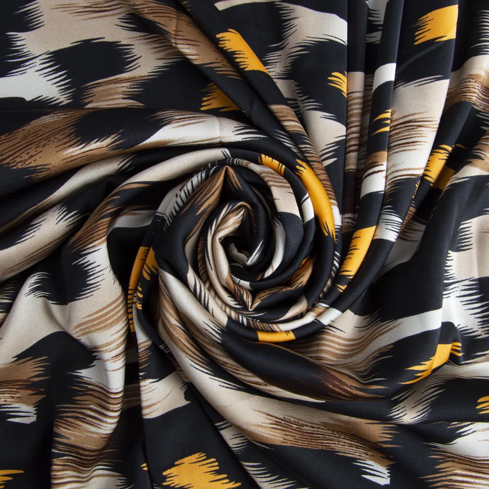 Ткань для вечернего платья Агния атлас шелковый Желтый Ткань для вечернего платья Агния атлас шелковый Желтый